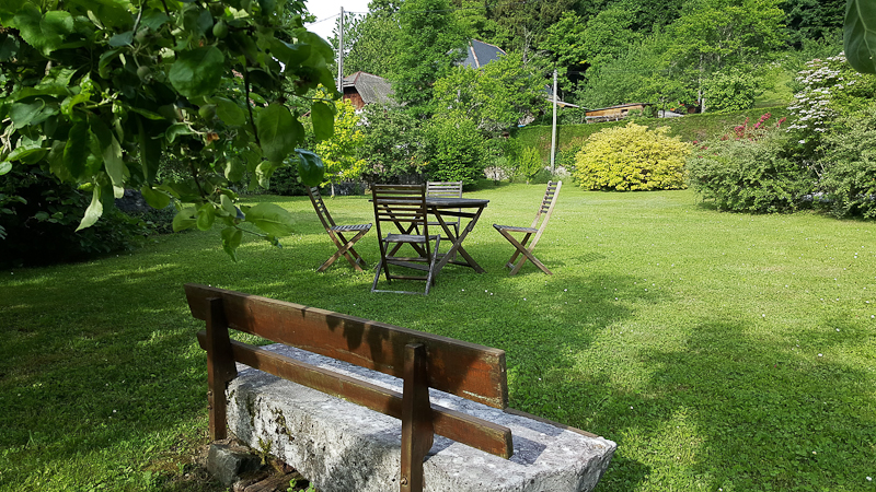 Repos au jardin